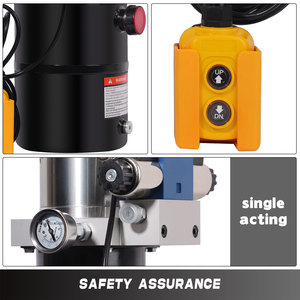 Unité de puissance hydraulique en fonte de haute qualité, unité de puissance hydraulique d'usine DC12V/1.6KW 6 Quart en fonte - Product Image 6