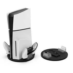 Vertical Stand <strong>Charging</strong> <strong>Dock</strong> Station for <strong>PS5</strong>/Slim Console <strong>Controller</strong> Charger Stand <strong>Dock</strong> with Light Storage <strong>Charging</strong> Base - Product Image 6