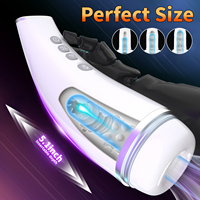 LCD-Display 3D Soft-Textur Vakuum-Masturbator Saugend Vibrierend Intelligenter Sexueller Übungsbecher