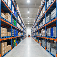 Étagère de stockage industrielle en acier Q235B pour entrepôts e-commerce, capacité de charge de 1000 à 4000 kg