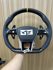 Volante de Fibra de Carbono para Automóvil Audi <span class=keywords><strong>RS3</strong></span> S3 A7 A4 B9 RS6 RS7 S4 A3 8V Q7 A6 Serie 6 A8 X5 M4 X6 - Product Image 2