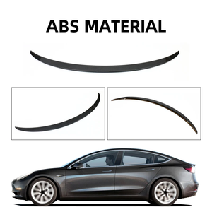 Vente flash : Spoiler de coffre en fibre de carbone véritable, aileron de coffre arrière pour Tesla Model 3 2017-2021 - Product Image 2