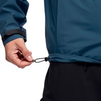 Vente en gros Vêtements de randonnée d'extérieur imperméables personnalisés OEM Veste de pluie à capuche à membrane ajustable pour hommes
