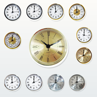 Modul Jam Quartz 90mm Grosir, Dial Angka Romawi Arab Modern, DIY, Dioperasikan dengan Baterai, Pengganti Perbaikan Furnitur