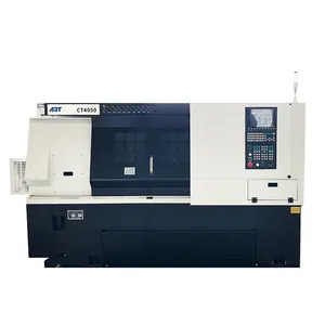 고강성 CNC 선반 CT4050 8 스테이션 자동 터렛 cnc 경사 침대 CNC 선반 장착