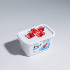 OEM ODM Çevre Dostu Biyobozunur Doğal Enzimli Güçlü Temizleyici Yıkama Kapsülleri 3'ü 1 Arada Giysi Deterjanı - Product Image 4