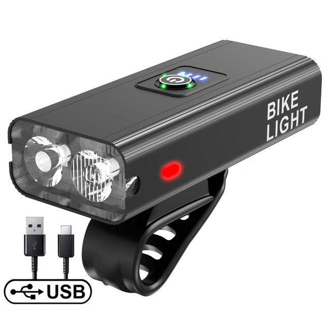 Factory Low Price Waterproof Bike Headlight Usb Rechargeable Led Bike Light for Bicycle