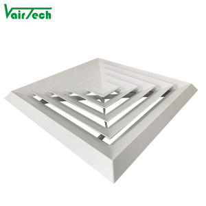 HVAC ระบายอากาศ4ทางกระจายอากาศอลูมิเนียมเพดาน - Product Image 3