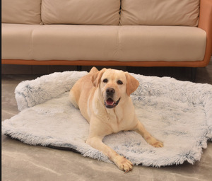 Housse de protection lavable de luxe en peluche douce et mousse à mémoire de forme pour canapé d'animal, couverture de lit pour chien, tapis de canapé, housse de meuble, idéale pour l'hiver - Product Image 2