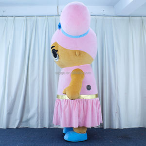 Costumes de mascotte personnalisés avec jupe pour filles, vêtements gonflables pour poupées <span class=keywords><strong>LOL</strong></span> de 2m et 2.6m, habits de déguisement pour filles - Product Image 4