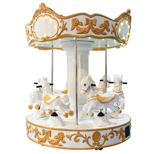 Carrusel Eléctrico Infantil de 6 Asientos Operado con Monedas para Centros Comerciales - Product Image 1