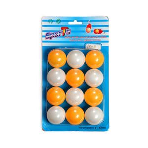 Konford Custom 12 PCs 6PCs Blister Pack Plástico Tenis de mesa OEM Impreso Logo Venta al por mayor <span class=keywords><strong>Pingpong</strong></span> con tarjeta de color Pelotas de ping-pong - Product Image 2