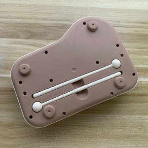 Ensemble d'instruments de musique éducatifs pour enfants, <span class=keywords><strong>Xylophone</strong></span> à plaques métalliques colorées, cadre en plastique, jouet à frapper à la main - Product Image 4