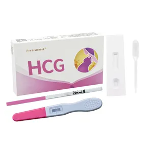 Kit de test de grossesse HCG rapide très sensible et précis cassette de test d'or colloïdal