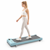 Ultraflaches Slim Walking Pad Untertisch-Laufband für Schlafzimmer, Sofa, Geräuscharmer Motor, Fitness-Trainingsgerät für Zuhause und Büro