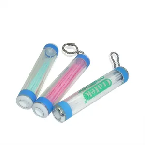 Großhandel Kunststoff borsten Zahnstocher Schlüssel bund 15 Kunststoff Zahnstocher