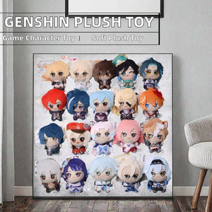 Figurine en peluche Shili Toy <span class=keywords><strong>Genshin</strong></span> <span class=keywords><strong>Impact</strong></span> de 4 pouces, en coton PP, personnages Albedo, Amber, <span class=keywords><strong>Dori</strong></span>, Lisa, pour les fans de jeux, prix raisonnable, quantité variée - Product Image 2