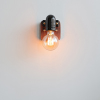 Lampe murale moderne en noyer noir 2023 avec abat-jour en céramique LED blanc chaud, décoration de salon, balcon, simple, vitrine de magasin, design