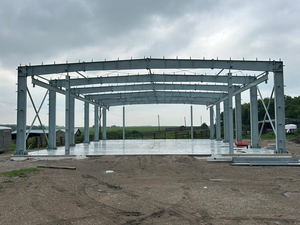 Bâtiments en structure métallique préfabriqués économiques avec conception personnalisée, abri en acier à prix d'usine, entrepôt préfabriqué en métal sur mesure - Product Image 1