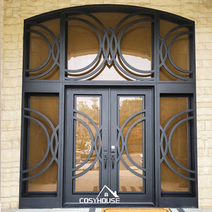 <span class=keywords><strong>Vendita</strong></span> calda <span class=keywords><strong>in</strong></span> Europa classico ferro anteriore doppia porta design estetica <span class=keywords><strong>in</strong></span> ferro porte per la tua casa porte coloniali <span class=keywords><strong>in</strong></span> ferro - Product Image 5