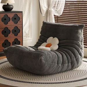 Sofá Perezoso de Tela con Forma de <span class=keywords><strong>Oruga</strong></span>, Sillón Reclinable Individual para Sala de Estar, Dormitorio o Balcón - Product Image 6