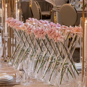 Vasos Hidropónicos de Vidrio para Conectar Tubos de Ensayo, Centros de Mesa y Decoraciones de Plantas Transparentes para Bodas, Gran Venta - Product Image 4