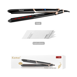 Plancha <span class=keywords><strong>de</strong></span> <span class=keywords><strong>Pelo</strong></span> Kemei KM-2219 con Placas <span class=keywords><strong>de</strong></span> Aluminio Infrarrojas Universales para el Cuidado <span class=keywords><strong>de</strong></span> la Belleza, Herramienta <span class=keywords><strong>de</strong></span> <span class=keywords><strong>Peluquería</strong></span> - Product Image 5