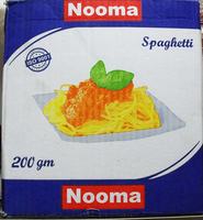 Pâtes Spaghetti Marque Nooma 200g Certifiées Halal, Prêtes à l'Expédition, Emballage Boîte/Sac, 12,5g de Protéines, Faible MOQ, Vente en Gros en Vrac