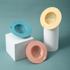 Planet Drain Anti Odor Plug 2.8 Inch Plastic Circle Minimalist Bathroom Floor Drain Cover Compression Fit Blue Orange Yellow - Product Image 1