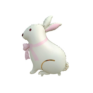 Ballons en aluminium transfrontaliers motif fleur, <span class=keywords><strong>papillon</strong></span> et <span class=keywords><strong>lapin</strong></span> de dessin animé pour la décoration de fête d'anniversaire d'enfants - Product Image 5