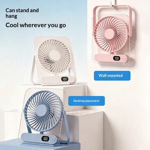 Nouveau ventilateur de bureau pliable transparent 2026, silencieux, grand volume d'air, léger, portable, mural, rechargeable par USB pour extérieur - Product Image 5