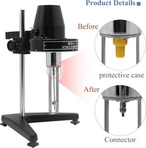 Laboratuvar kullanımı için 4 Rotorlu Pointer tipi viskozimetre, Rotasyonel Viskozite Ölçer - Product Image 5