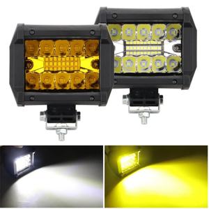 Luz de Trabajo LED Automotriz de 4 Pulgadas y 60W con Tres Filas de Focos, Apta para Diversos Vehículos Todoterreno - Product Image 5