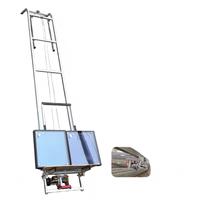Lève-vitre hydraulique miniature portable, capacité de charge de 1 à 50 tonnes, élévation de 16 mètres, grue pour panneaux photovoltaïques, porte en verre