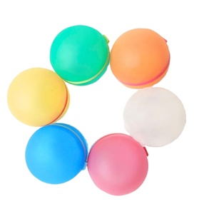 Ballons en silicone réutilisables pour enfants, utilisation en extérieur, auto-scellants, remplissage rapide, jouets aquatiques amusants pour l'été, jeux aquatiques - Product Image 2