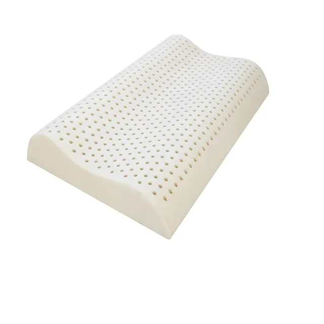 Almohada de látex de contorno Premium C1, almacenamiento moderno de marca de diseñador, muebles de dormitorio de lujo de cuero