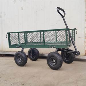 パーソナライズされたダンピングガーデンカート、庭のゴミ、土壌運搬用手押し車 - Product Image 2