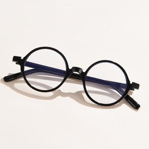 <span class=keywords><strong>Prix</strong></span> d'usine vintage design petit cadre rond ordinateur anti lumière bleue cadre rond bloquant lunettes montures <span class=keywords><strong>2022</strong></span> - Product Image 2