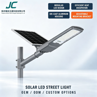 Lampadaire solaire intégré extérieur IP65 étanche en alliage d'aluminium LED avec détecteur de mouvement AC, angle de faisceau 140°, garantie 5 ans