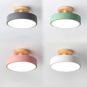 Nuevo estilo guardarropa iluminación pasillo vestidor balcón nórdico minimalista madera pasillo luces de techo - Product Image 6