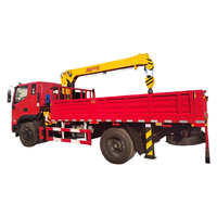 Grue montée par camion mobile du prix usine 4Ton SQS100 4T grue hydraulique de bras