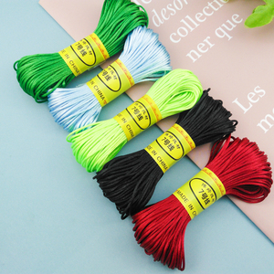 Cordón de Seda Satinado Suave Cola de Ratón de 1.5 mm para Macramé, Cordón de Poliéster Tipo Jade para Bricolaje, Nudos Chinos, Pulseras, Collares y Accesorios de Joyería - Product Image 5