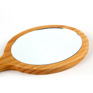 กระจกแต่งหน้าไม้ไผ่เป็นมิตรกับสิ่งแวดล้อมกระจกสี่เหลี่ยมผืนผ้าทนทานประหยัดพื้นที่ของตกแต่งบ้านสมัยใหม่โลโก้ตามสั่ง - Product Image 4