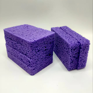 Großhandel wieder verwendbarer rechteckiger Zellstoff schwamm für Küchen-und Badezimmer reinigungs mittel - Product Image 4
