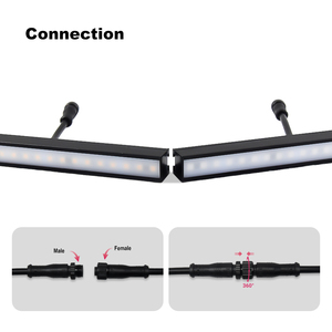 Barre LED linéaire vidéo ArtNet SPI programmable individuellement, UCS2904 RGBW, 60 LED, 60 pixels, tube LED, barre <span class=keywords><strong>de</strong></span> pixels LED, éclairage <span class=keywords><strong>de</strong></span> scène DJ - Product Image 3