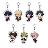 47 styles de pendentifs en acrylique Jujutsu Kaisen (JJK) Gojo Satoru Itadori Yuji, porte-clés anime, décoration, cadeau