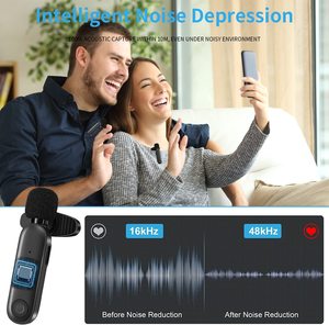 Microfono Lavalier Professionale Portatile Mini Wireless In-ear Senza Fili per Vlogging e Insegnamento - Product Image 3