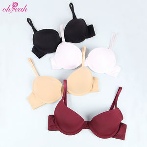 Prezzo all'ingrosso squisito di alta qualità solido <span class=keywords><strong>bordeaux</strong></span> <span class=keywords><strong>reggiseno</strong></span> da donna di lusso 4 colori elegante <span class=keywords><strong>reggiseno</strong></span> con ferretto - Product Image 4