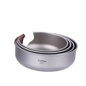 Rover 纯钛双层隔热环保无毒超轻餐具套装，用于盛汤、米饭、麦片 - Product Image 1