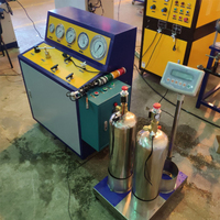 Máquina de prueba de presión de aire hidrostática de cilindro de gas, utilizada para presión a largo plazo y tubería de plástico y prueba de rotura de tubería compuesta